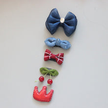 Load image into Gallery viewer, 5Pcs/Set Baby Hair clip Set Baby Headband Accessories Cross Kid Hair Clip Cartoon Girl Hair Clip Baby Barrettes Hair Accessories