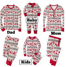 Load image into Gallery viewer, LOOZYKIT Family Christmas Pajamas Set Clothes Adult Kid Nightwear Clothes Baby Romper Santa Claus Family Matching Look Sleepwear