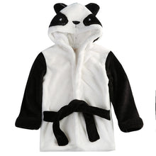 Load image into Gallery viewer, 2019 Winter Warm Baby  Hooded Sleepwear Cute Cartoon Mouse/Panda/Bunny Animal Design1-5Y Infant Towel Coral Fleece Blanket Robes