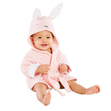 Load image into Gallery viewer, 2019 Winter Warm Baby  Hooded Sleepwear Cute Cartoon Mouse/Panda/Bunny Animal Design1-5Y Infant Towel Coral Fleece Blanket Robes