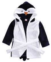 Load image into Gallery viewer, 2019 Winter Warm Baby  Hooded Sleepwear Cute Cartoon Mouse/Panda/Bunny Animal Design1-5Y Infant Towel Coral Fleece Blanket Robes