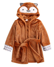 Load image into Gallery viewer, 2019 Winter Warm Baby  Hooded Sleepwear Cute Cartoon Mouse/Panda/Bunny Animal Design1-5Y Infant Towel Coral Fleece Blanket Robes