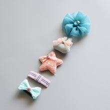 Load image into Gallery viewer, 5Pcs/Set Baby Hair clip Set Baby Headband Accessories Cross Kid Hair Clip Cartoon Girl Hair Clip Baby Barrettes Hair Accessories