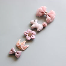 Load image into Gallery viewer, 5Pcs/Set Baby Hair clip Set Baby Headband Accessories Cross Kid Hair Clip Cartoon Girl Hair Clip Baby Barrettes Hair Accessories